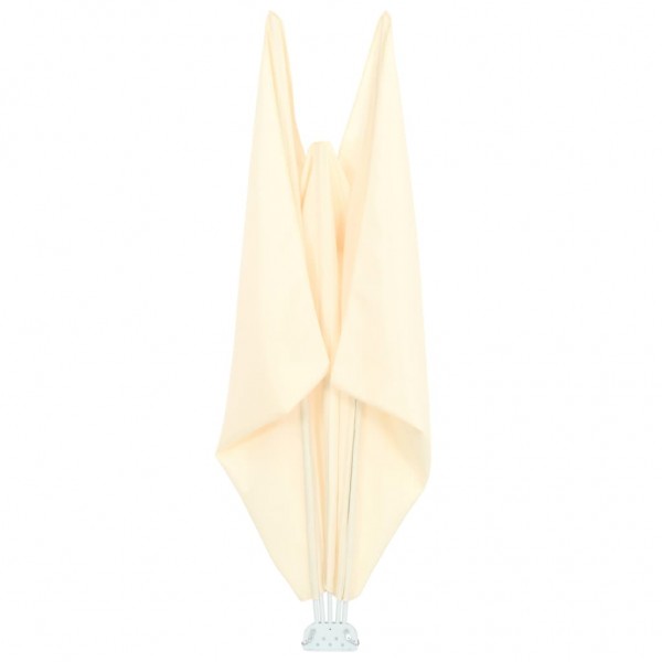 Toldo lateral plegable terraza color crema 400x200 cm M 4