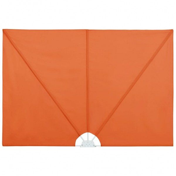 Toldo lateral plegable terraza color terracota 240x160 cm D