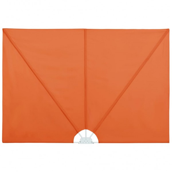 Toldo lateral plegable terraza color terracota 300x150 cm D