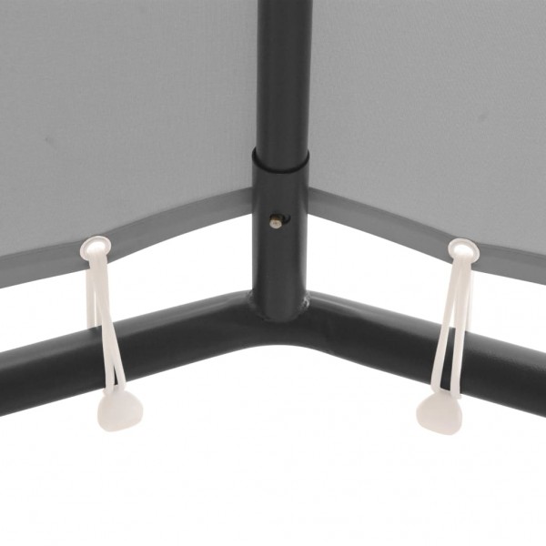 Gazebo 4x4 m antracite M 4