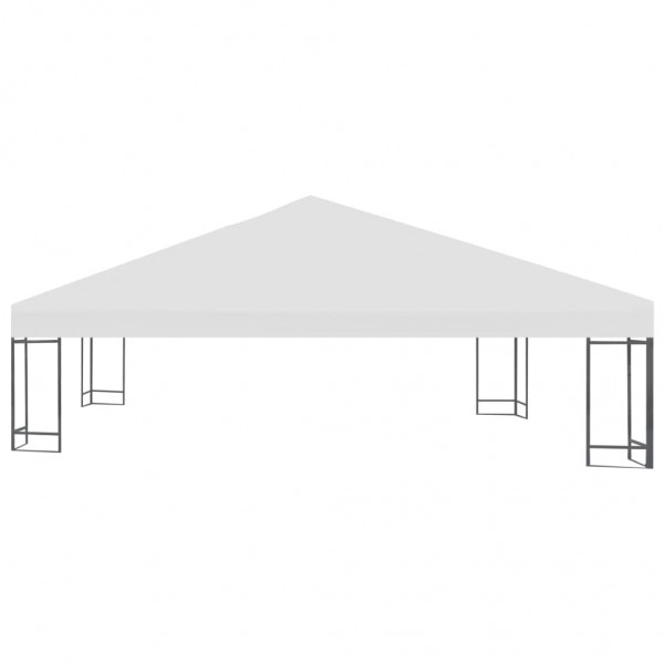 Cobertura de gazebo 310 g/m² 3x3 m branco nata M 2