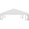 Cobertura de gazebo 310 g/m² 3x3 m branco nata 2