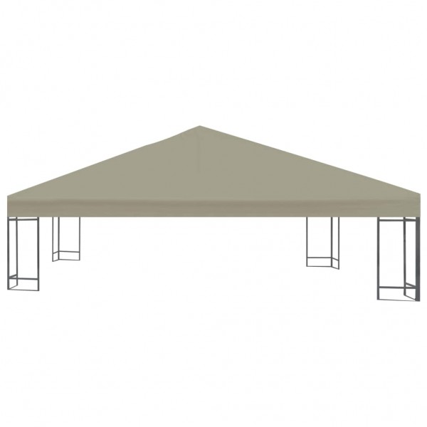 Cobertura de gazebo 310 g/m² 3x3 m bege M 2