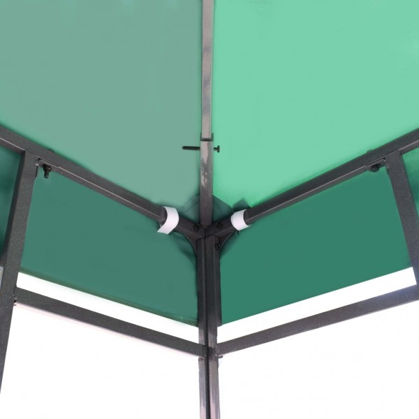 Toldo de cenador 310 g/m² 3x3 m verde M 4