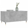 Mesa de centro madera contrachapada gris hormigón 90x44.5x45 cm 4