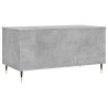Mesa de centro 90x44.5x45 derivados de madeira cinzento cimento 5
