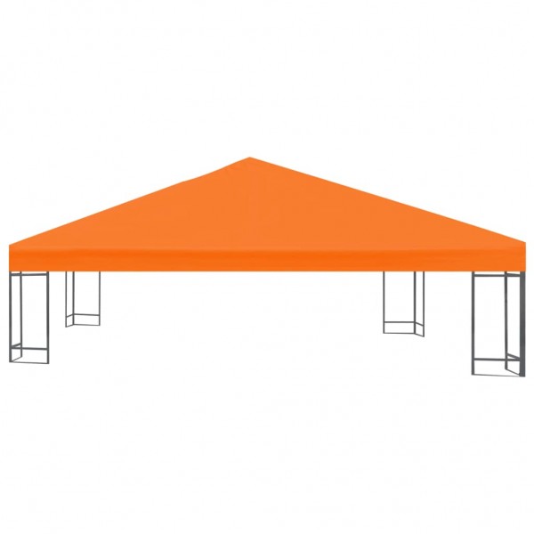 Toldo de cenador 310 g/m² 3x3 m naranja M 2