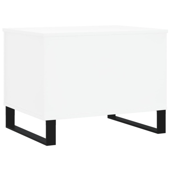 Mesa de centro madera contrachapada blanco 60x44.5x45 cm M 5
