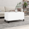Mesa de centro madera contrachapada blanco 90x44.5x45 cm 1