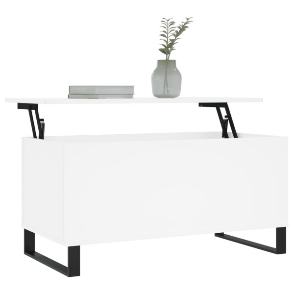Mesa de centro 90x44.5x45 cm derivados de madeira branco M 3