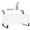 Mesa de centro 90x44.5x45 cm derivados de madeira branco 3