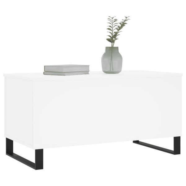 Mesa de centro 90x44.5x45 cm derivados de madeira branco M 4