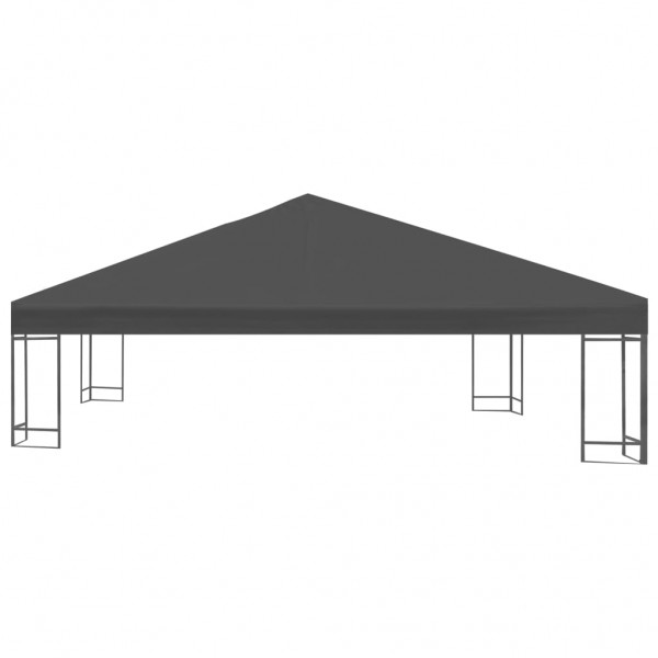 Toldo de cenador 310 g/m² 3x3 m gris M 2