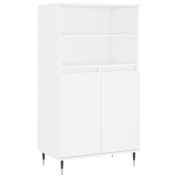 Aparador alto 60x36x110 cm derivados de madeira branco M 2