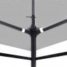 Cobertura de gazebo 310 g/m² 4x3 m branco nata 4