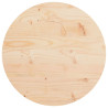 Tablero de mesa redondo madera maciza de pino Ø40x3 cm 2