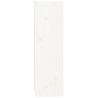 Estante 70x33x110 cm madeira de pinho maciça branco 5