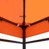 Cobertura de gazebo 310 g/m² 4x3 m laranja 4