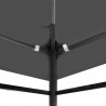 Toldo de cenador 310 g/m² 4x3 m gris 5