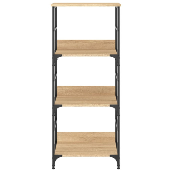 Estantería de madera ingeniería roble Sonoma 50x33x117.5 cm M 4