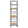 Estantería de madera ingeniería roble Sonoma 50x33x117.5 cm 5