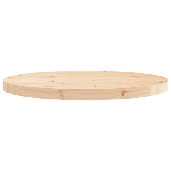 Tablero de mesa redondo madera maciza de pino Ø60x3 cm M 4