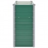Canteiro elevado de jardim aço galvanizado 160x40x77 cm verde 5