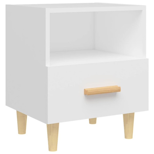 Mesa de cabeceira 40x35x47 cm branco M 2