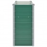 Arriate de jardín de acero galvanizado verde 100x40x77 cm 5