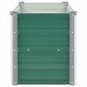 Canteiro elevado de jardim aço galvanizado 100x40x45 cm verde 5