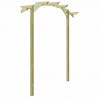 Pergola de jardim de madeira de pinho impregnada 180x210x40 cm 1