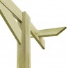 Pérgola de jardín madera pino impregnada 180x210x40 cm 4