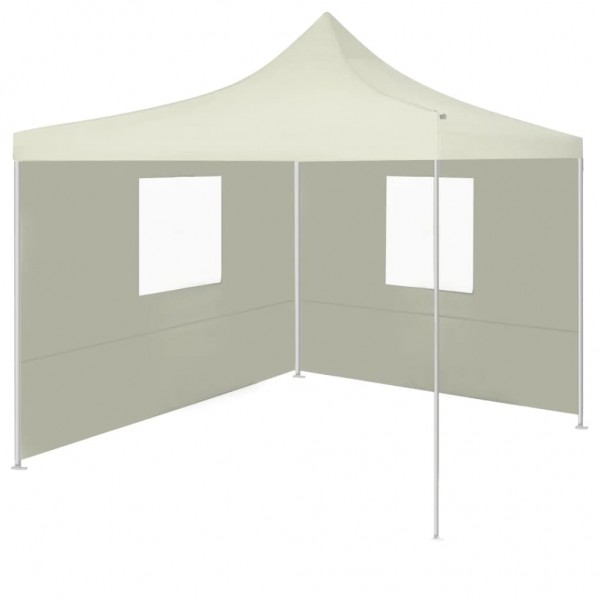 Carpa pleglable con 2 paredes 3x3 m crema D