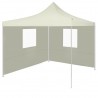 Tenda dobrável com 2 paredes 291x291x315 cm creme 1