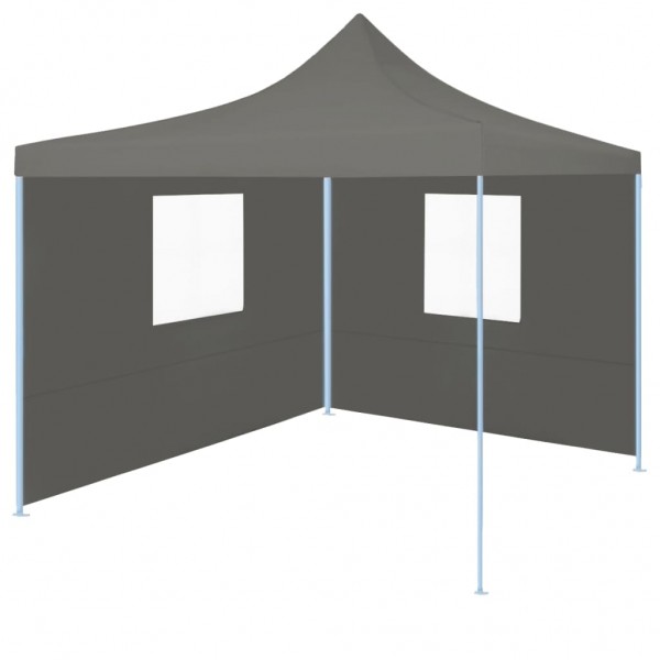 Carpa pleglable Pop-Up con 2 paredes 3x3 m antracita D