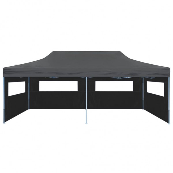 Carpa plegable Pop-up con paredes laterales 3x6 m antracita M 3