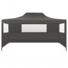Carpa pleglable con 3 paredes 3x4.5 m gris antracita 3