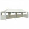 Tenda para festas pop-up dobrável c/ 5 paredes 3x9 m creme 1