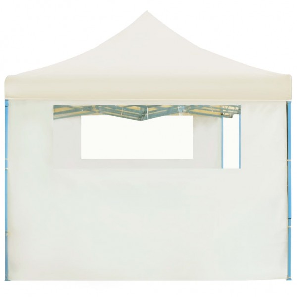 Carpa plegable Pop-up con 5 paredes laterales 3x9 m crema M 5