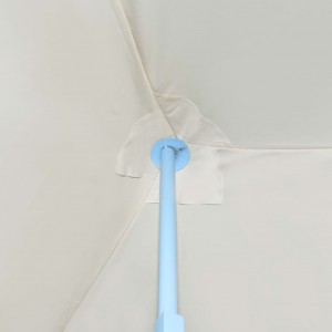 Carpa plegable Pop-up con 8 paredes laterales 3x9 m crema H