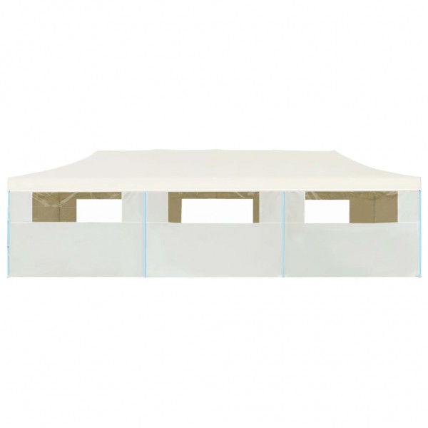 Tenda para festas pop-up dobrável c/ 8 paredes 870x291x315 cm creme M 5