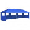 Tenda para festas pop-up dobrável c/ 5 paredes 3x9 m azul 1