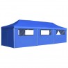 Tenda para festas pop-up dobrável c/ 8 paredes 870x291x315 cm azul 1