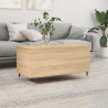 Mesa de centro madera contrachapada roble Sonoma 90x44.5x45 cm 1