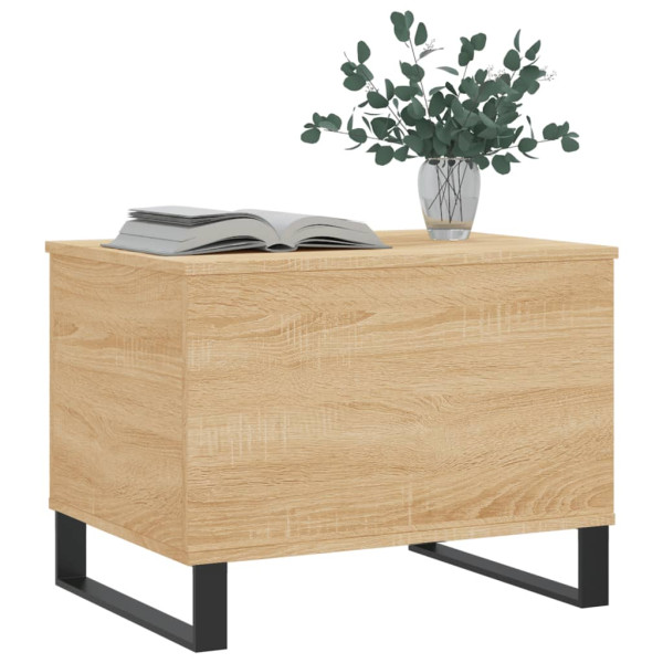 Mesa de centro madera contrachapada roble Sonoma 60x44.5x45 cm M 4