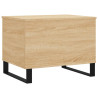Mesa de centro madera contrachapada roble Sonoma 60x44.5x45 cm 5