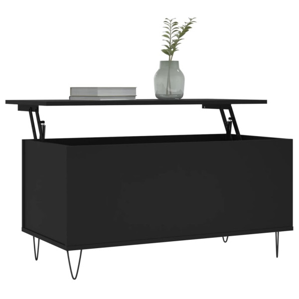 Mesa de centro 90x44.5x45 cm derivados de madeira preto M 3