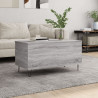 Mesa de centro madera contrachapada gris Sonoma 90x44.5x45 cm 1