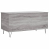 Mesa de centro 90x44.5x45 cm derivados de madeira cinza sonoma 5