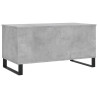 Mesa de centro madera contrachapada gris hormigón 90x44.5x45 cm 5